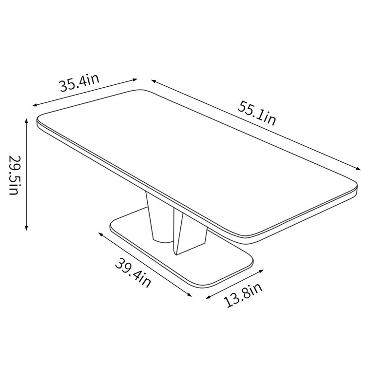Elevat Home Dining Table Wayfair Canada